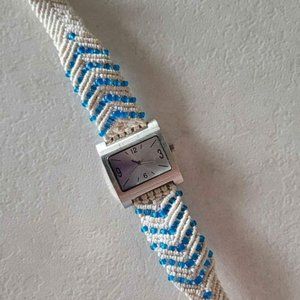 Watch with Hand Made Watchband